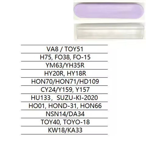 NEW STYLE LISHI 2IN1 VA8 FO-15 YM63 HY18R Y159 Y157 HU133 HOND-31 DA34 TOYO-18 KA33