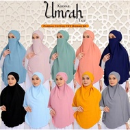 BORONG - TUDUNG KHIMAR UMRAH PURDAH TALI COTTON CEY (BIDANG 60)