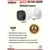 DAHUA HDCVI DH-HAC-B1A51P  5MP 3.6mm IR Bullet Camera