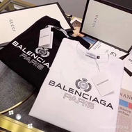 Hot Item Free Shipping！Paris S Home Crown Wheat Ear Trendy Brand Printed Summer Unisex Short Sleeve，