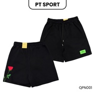 [QPN001] Men's summer sports shorts, soft, thick, form-fitting crab leg flannel, men's shorts
