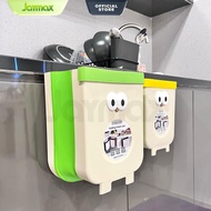 Hanging Trash Can, Shatterproof Silicone Kitchen Trash Can, Hanging Trash Bin