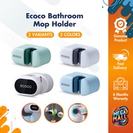 Ecoco Mop Holder No Drill Bathroom Mop Holder Waterproof Hanger Clip Wall Mop Rack Bathroom Holder S