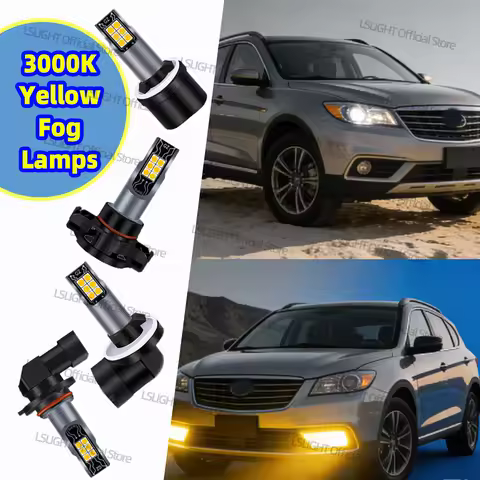 2x H11 H8 H4 H7 H1 H16JP H3 H10 9140 9145 9005 HB3 9006 HB4 LED Fog Lights 5202 880 881 PSX24W 2504 