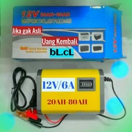 Original 12V 6A Portable Car Motorcycle Battery Charger