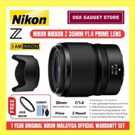Nikon Nikkor Z 35mm F1.4 Full Frame Prime Lens For Nikon Mirrorless Camera | 1 Year Nikon Malaysia O
