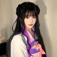 Demonic Patriarch Fake Senior Sister Jiang Yanli Cos Black Long Straight Hair Universal Original Emb