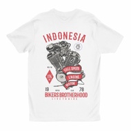 Kaos Vintage Indonesia Motor Biker Brotherhood Vol.6