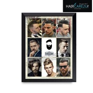 B04 Barber iFrame Poster (35cm x 46cm)
