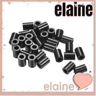 ELAINE2 100Pcs Plastic Standoff, 7mm/ 0.28 Inch 10mm/ 0.39 Inch Round Spacer Washer, Non-rusting Round ABS Black for  Printer TV