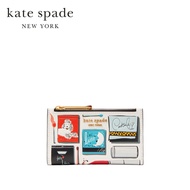 Kate Spade New York กระเป๋าสตางค์รุ่น Morgan Matchbox Embossed Small Slim Bifold Wallet KD120 960 สี
