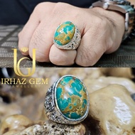 🇮🇷 Iranian Turquoise Ring | Cincin Firus Iran | 925 Silver