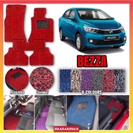 3Pcs/Set Carpet Perodua Bezza 12MM & 18MM Anti Slip Coil Mat Car Carpet Kereta