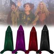 Pocus Hocus 2 Witch Cloak - Velvet Cosplay Costume for Kids & Adults