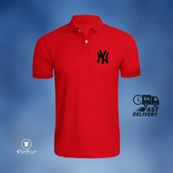 Ready Stock Polo T-shirt Baju Kolar" 100% Premium Cotton Baju lelaki and Perempuan