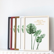 Solid Wood Picture Frame Large Log Black White Advertising Photography Poster Mounting Photo Frame 5