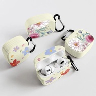 [HMKLD] Blume Kopförer Apple Airpod 3 Abdeckung Für AirPods Pro 2 1 Matte Silikon Kopförer Shell Für AirPod 1 2 3 Air Schoten Fundas