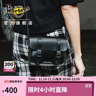 马汀博士（DR.MARTENS）7\ Satchel 复古7寸剑桥男女款斜挎单肩单肩包 黑色"