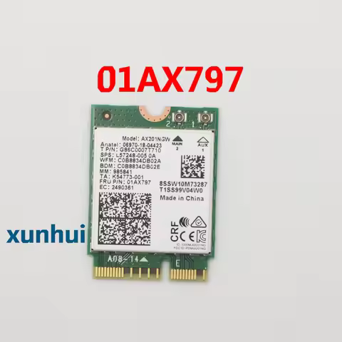01AX797 new for lenovo thinkpad P15 Gen 1 P340 Tiny workstation WIFI Bluetooth wireless L57248-005 A