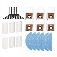 for ILife V9 / V9 Pro / G9 / G9 Pro / A12 Pro Robot Vacuum Cleaner Parts Side Brush Mop Cloth Dust B