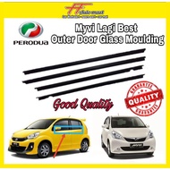 PERODUA MYVI FL 2011 Lagi Best/ Myvi 2016 icon DOOR GLASS MOULDING OUTER / GETAH CERMIN PINTU LUAR -