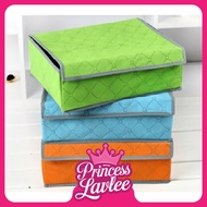 PL H5325 Bamboo Socks Storage Box Organizer CD & Socks Storage Box 16 Compartments Multipurpose Stor