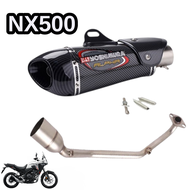 ท่อyoshimura NX500 ครบชุด ทั้งเซต รับประกัน1ปี เสียงแน่นทุ้ม เพราะ ท่อโยชิมูระ เคฟล่า