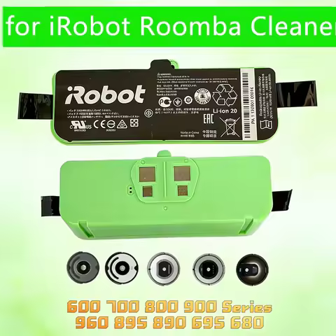 6800mAh Lithium Ion Battery for iRobot Roomba Cleaner 900 800 700 600 Series 960 980 981 965 895 890