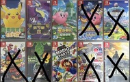 Switch games Mario/Pokémon /星之卡比/薩爾達