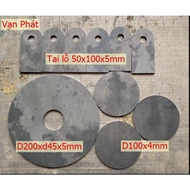 Arm hoist head set (1c x D200x5mm; 3c x D95x4mm; 6c x 50x100x5mm)