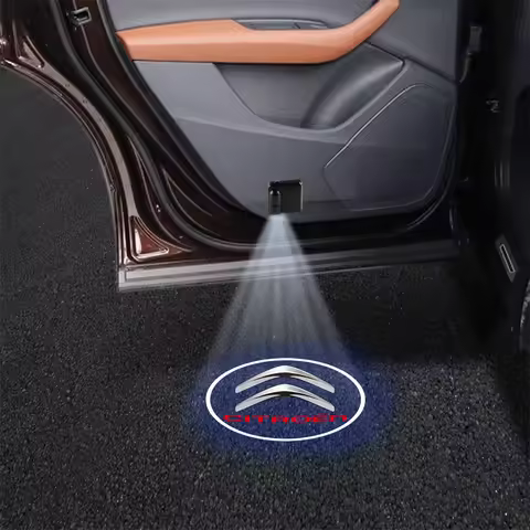 1PCS Led Car Door Welcome Light Projector Lamp Auto Accessories for Citroen C4 Picasso Xsara C5 Airc