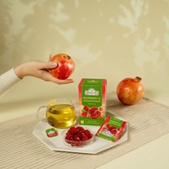 [AHMAD TEA] AHMAD TEA] AHMAD TEA Raspberry Pomegranate Green TEA 20 Bags TEA Bags Fruit Flavor TEA I