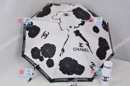 新款 CHANEL 香奈兒 五折晴雨傘6 防紫外線 遮陽傘 雨遮 防曬