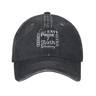 7 Deadly Sins Premium Ringspun All And Novelty Hipster Cowboy Hat