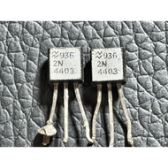 Transistor 2N4401 and 2N4403 disassemble