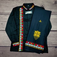 Baju koko dan sarung bordir aceh motif karawang gayo