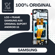 LCD TS + FREAM SAMSUNG A05 A055F ORIGINAL COPOTAN SUPPORTS ANDROID 15/16