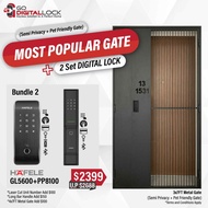 Metal Gate and Digital Locks Bundle Offer (Free Installation and Delivery) | Digital door lock and Digital Gate lock