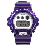 (Hot Sales) 100% Original Japan Made G-shock Dw6900 Purple Bape Sport Watch Full Set With Paper Bag