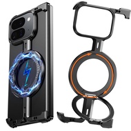 สำหรับ Google Pixel 9 Pro กล่องแบบพับแม่เหล็กพร้อมขาตั้งแหวนหมุนได้เคสสำหรับ Google โทรศัพท์ไร้กรอบโ