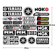 Rossi Monster รถจักรยานยนต์หมวกกันน็อกอะไหล่ Yamaha Nmax Xmax Y LC135 Y15ZR Y15 V2 Y16ZR สะท้อนแสงกั