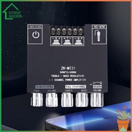 ZK-MT21 Bluetooth-Compatible Amp 2.1 Channel BT5.0 Audio Power Amp Stereo Amp Module Home Sound Syst