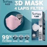 Masker Softies 3D Surgical 4 Ply