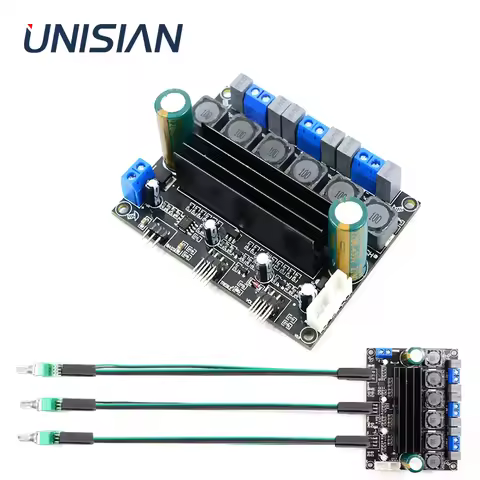 UNISIAN TPA3116 2.1 Channle Amplifier board 2x80W+100W High-Power TPA3116 three channels Amplifier E