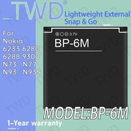 BP-6M BP6M Large capacity Battery For Nokia 6233 6280 6288 9300 N73 N77 N93 N93S Batteries New High 