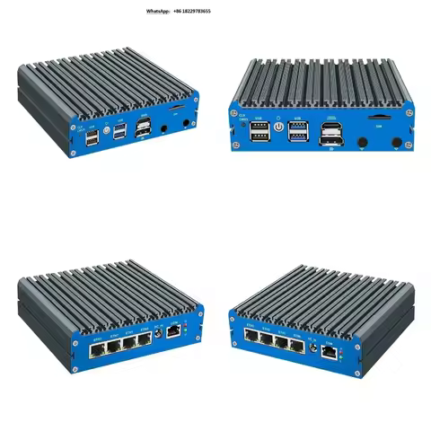 N100 Soft Router Mini PC DDR5 8GB RAM 128GB NVMe SSD 4x2.5G LAN i226 AES-NI Firewall Appliance