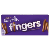 Cadbury Fingers Milk Chocolate Biscuit 114g.