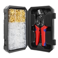 SN-58B 300PCS CRIMPING ชุดเครื่องมือ 2.8/4.8/6.3 มม.เปิดขั้วต่อชุดขั้วต่อฉนวน AWG 23-16 CRIMPING คีม