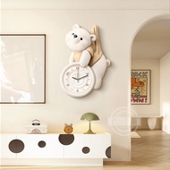 Cream Style Living Room Decoration Painting TV Background Wall Clock Wall Clock Restaurant Painting 
