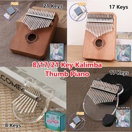 ✅SG Ready Stocks✅ JOMO 8 Key/17 Keys/21 Keys Mahogany Kalimba 卡林巴 Beginners Acoustic Acrylic Finger 